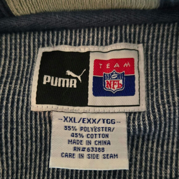 Vintage 90's Puma Dallas Cowboys Sweatshirt XXL Unisex - Picture 5 of 7